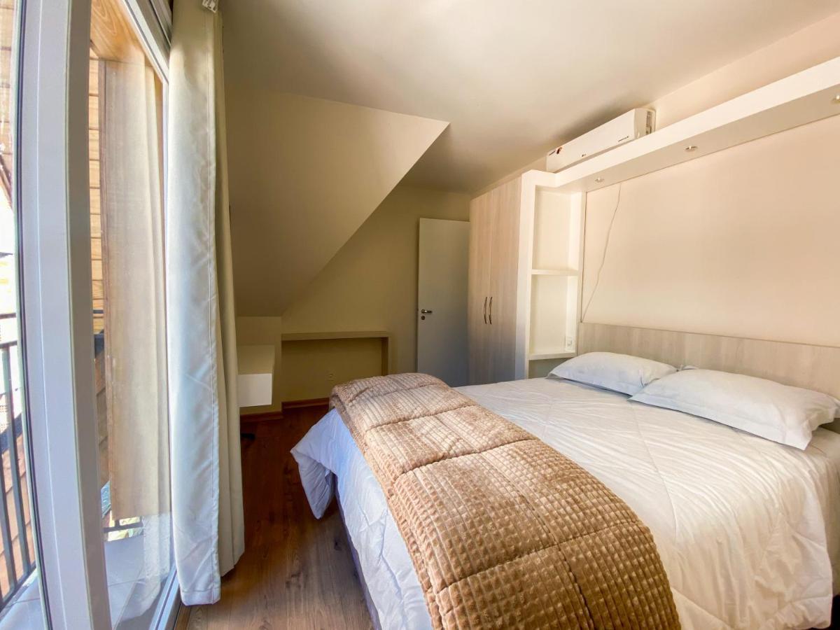Apartamento A 500M Da Rua Coberta - 1 Suite - Para 4 Pessoas Gramado Extérieur photo