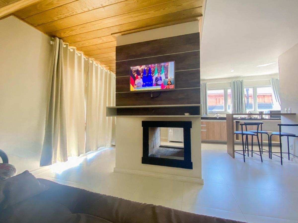 Apartamento A 500M Da Rua Coberta - 1 Suite - Para 4 Pessoas Gramado Extérieur photo
